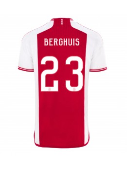 Ajax Steven Berghuis #23 Replika Hemmakläder 2023-24 Kortärmad